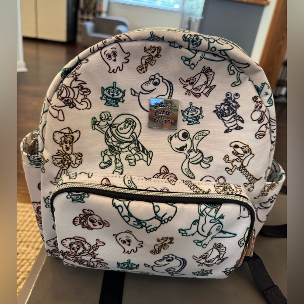 Petunia pickle bottom, mini backpack, Toy story print